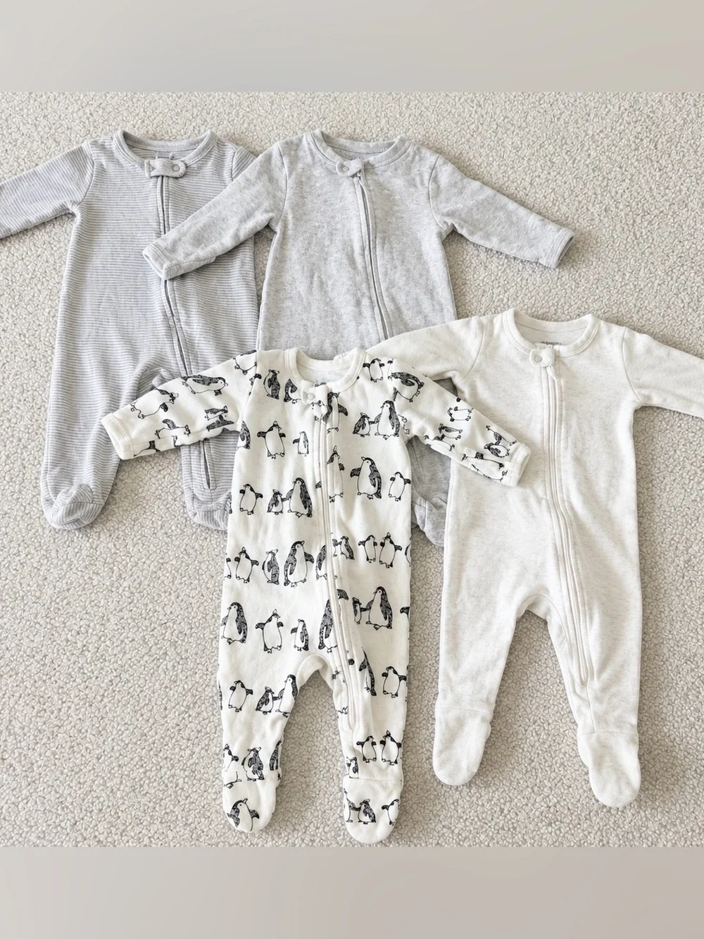 Baby Sleep & Play Footed Pajamas (Set of 4)